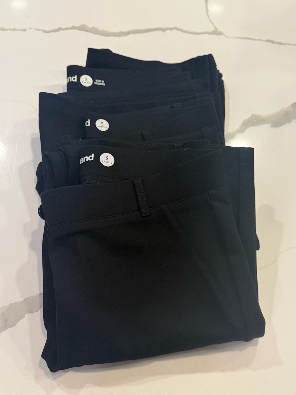 3 EUC Betabrand (XS) work/yoga pants black (1 bootcut 2 straight leg)